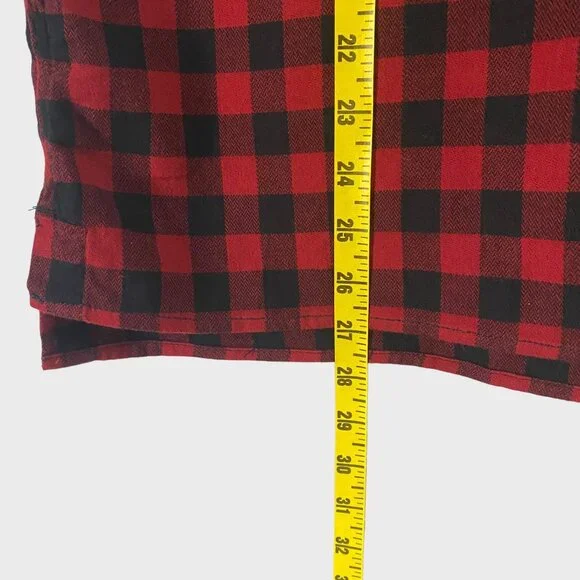 Carhartt Rugged Flex Mid-Weight Button-Up Flannel Shirt Red Black Womens Size 2X - Picture 13 of 13